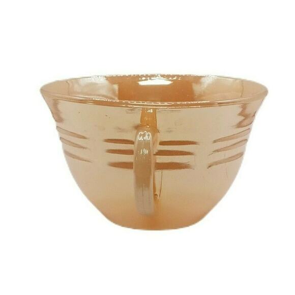 ✨ Fire King Peach Luster Mug ☕ Vintage MCM Oven Ware Cup - Picture 4 of 12